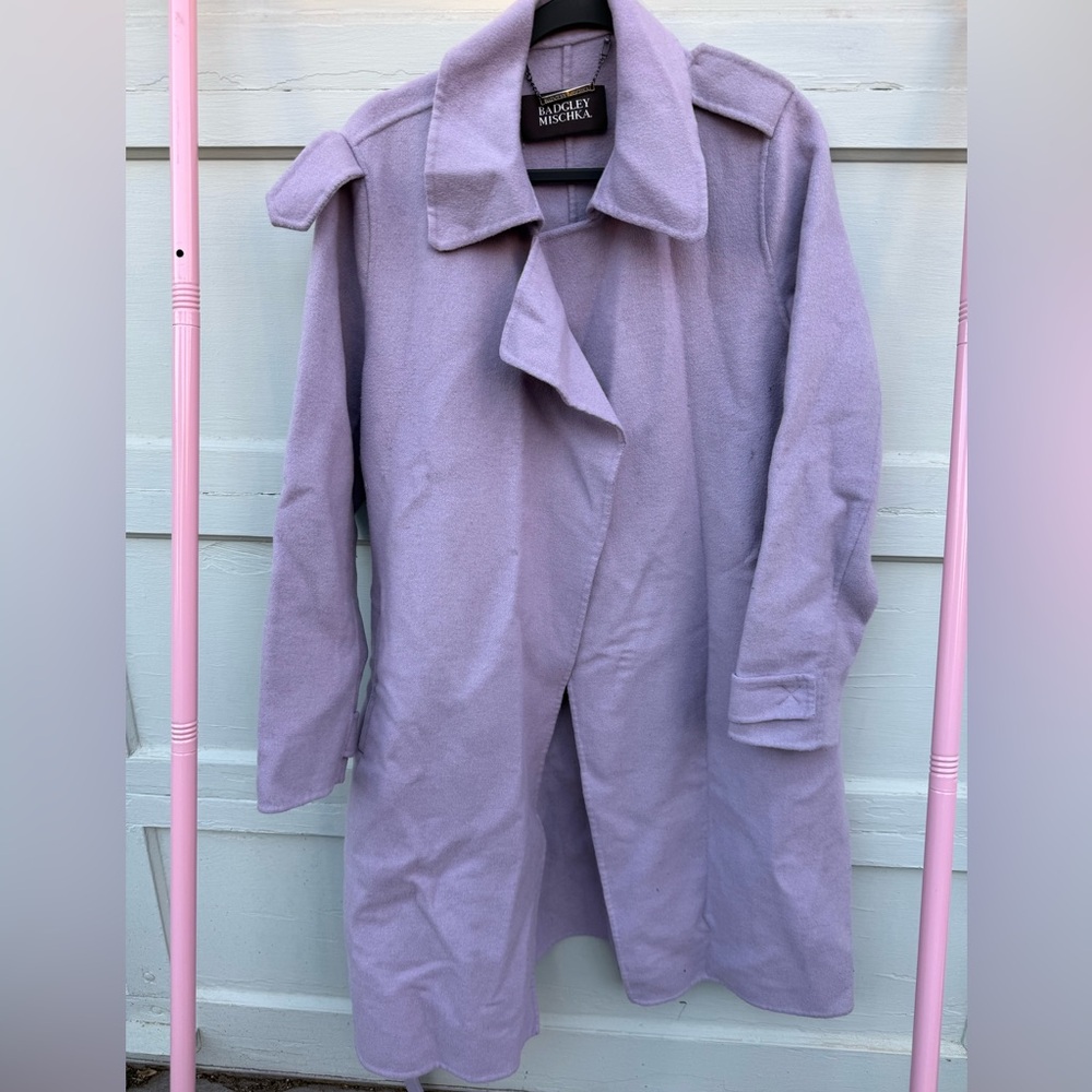 Badgley Mischka Soft Purple Coat